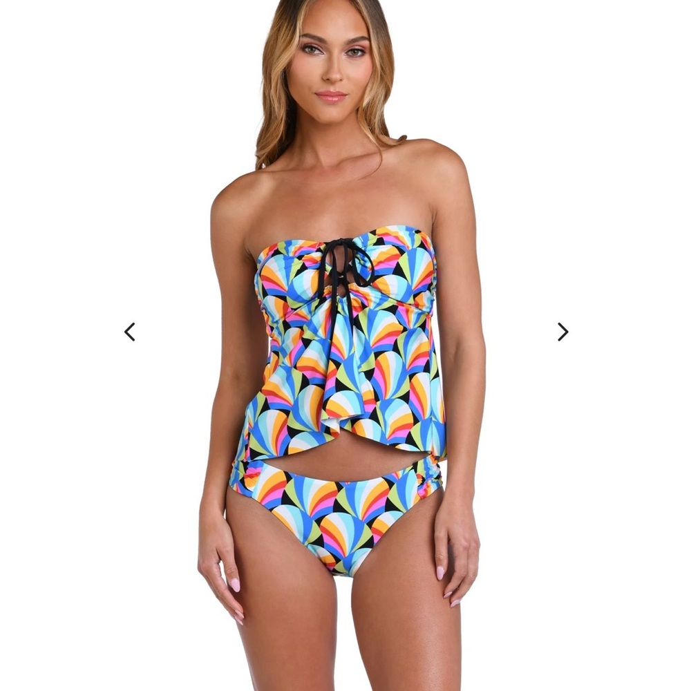 Sunshine 79 Hang Loose Bandeau Tankini Top - Picture 3 of 6